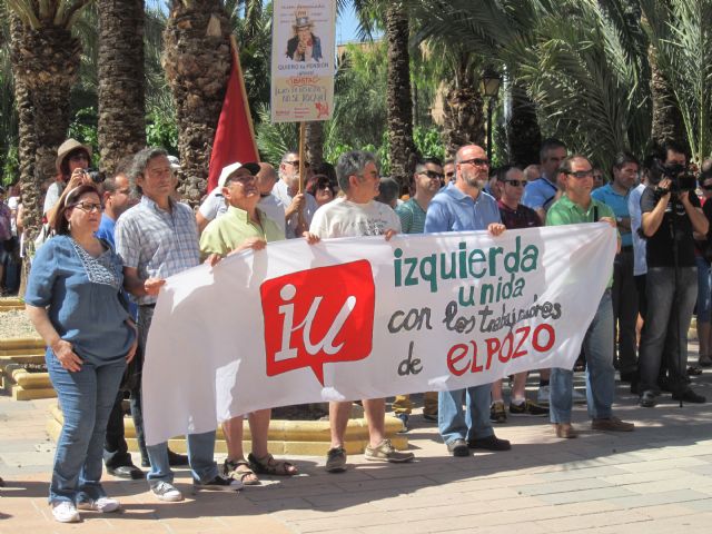 IU-Verdes Alhama mostró su apoyo a los trabajadores de ElPozo Alimentación - 1, Foto 1