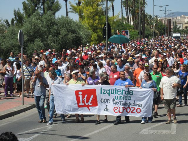 IU-Verdes Alhama mostr su apoyo a los trabajadores de ElPozo Alimentacin, Foto 2