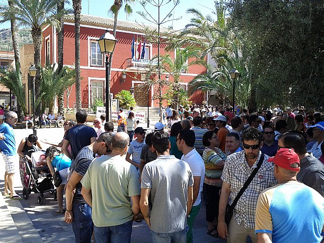 Manifestación multitudinaria Contra la Externalización del trabajo en ElPozo Alimentación en Alhama de Murcia - 2, Foto 2