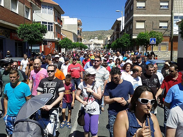 Manifestación multitudinaria Contra la Externalización del trabajo en ElPozo Alimentación en Alhama de Murcia - 3, Foto 3