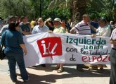 Concejales de IU-Verdes Totana asistieron a la Manifestación en apoyo a los trabajadores de ElPozo Alimentación