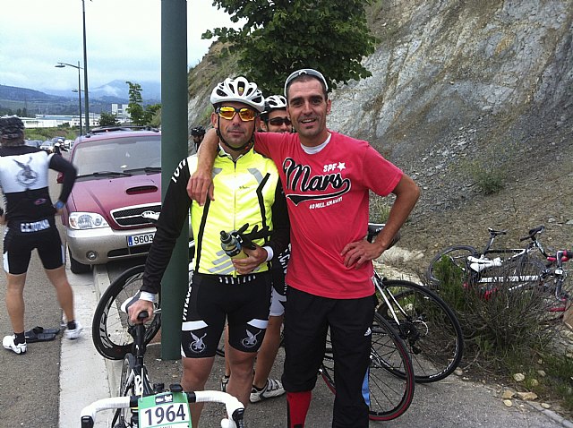 10 integrantes del Club Ciclista Totana participaron el pasado fin de semana en la marcha cicloturista 