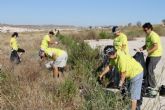 Los participantes de la jornada de limpieza municipal recogen media tonelada de basura