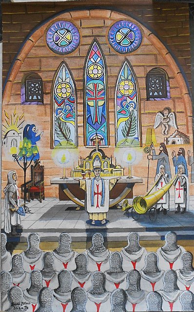 Misa antes del raid” ilustrará el cartel de la XI guardia temparia a la Virgen - 1, Foto 1