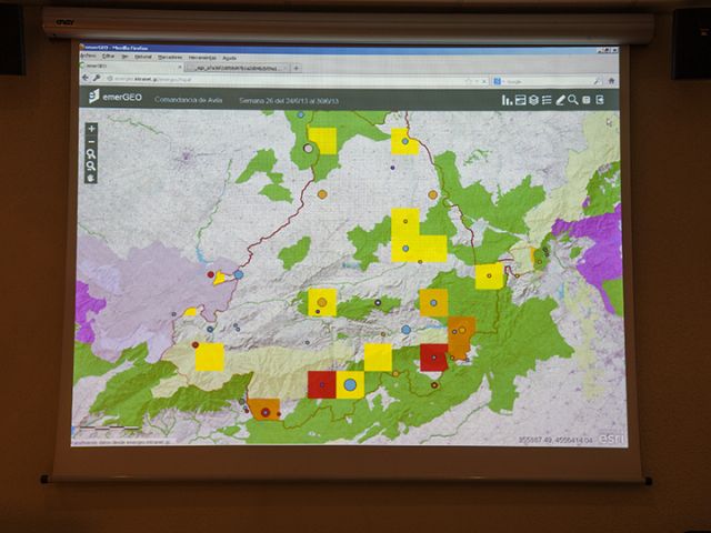 La Guardia Civil presenta emerGEO, una aplicación informática de apoyo a la vigilancia preventiva de incendios - 2, Foto 2