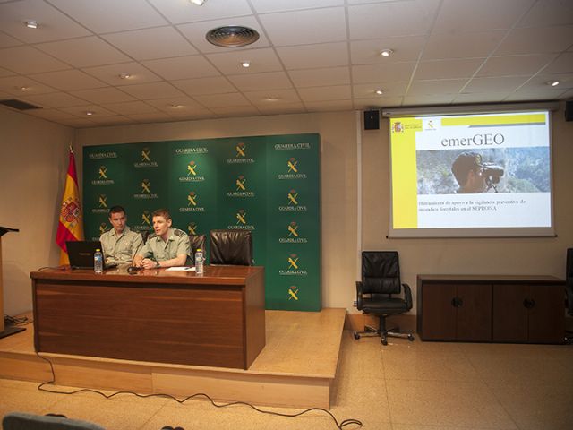 La Guardia Civil presenta emerGEO, una aplicación informática de apoyo a la vigilancia preventiva de incendios - 4, Foto 4