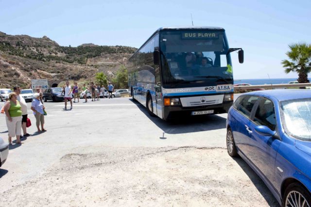 El lunes se pone en marcha el bus playa a Cala Cortina y El Portús - 1, Foto 1