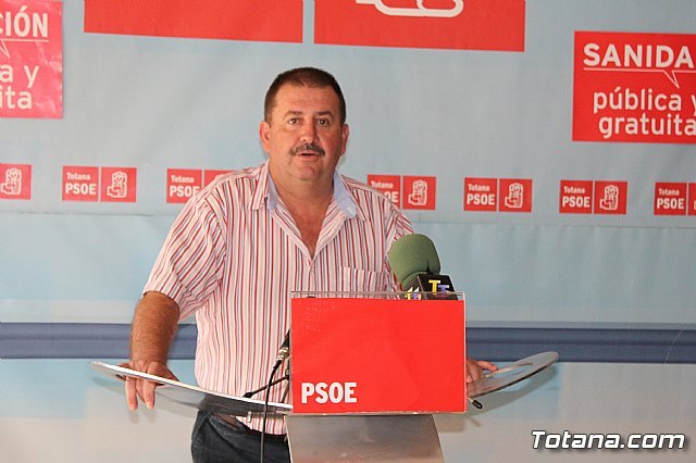 Rueda de prensa PSOE Totana sobre la no toma de posesión de los 2 nuevos concejales, Foto 1