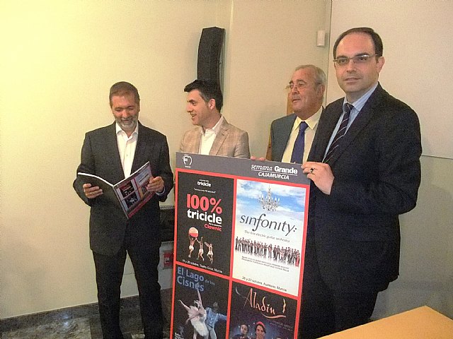 El Auditorio Regional acogerá el musical ´Aladín´ y un concierto de ´Sinfonity´ para la Semana Grande de Cajamurcia - 1, Foto 1