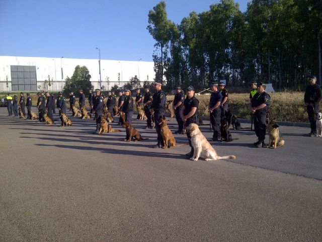 Un cabo de la Unidad Canina de la Policía Local de Totana participa como monitor en el I Curso de Guías Caninos de Perros Detectores de Drogas - 1, Foto 1