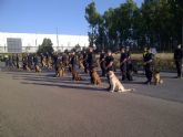 Un cabo de la Unidad Canina de la Polic�a Local de Totana participa como monitor en el I Curso de Gu�as Caninos de Perros Detectores de Drogas
