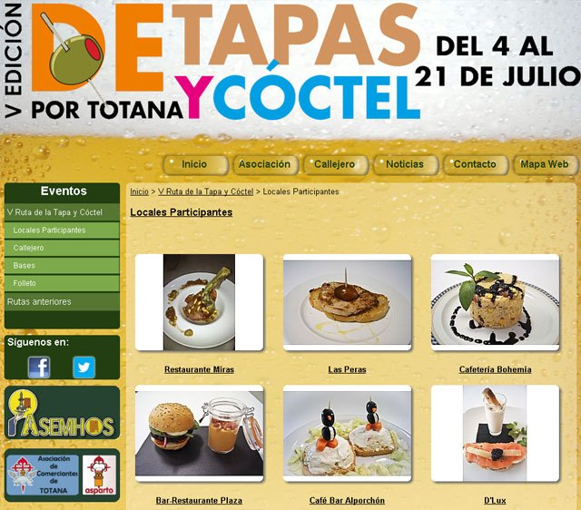 Hoy arranca la V ruta de la tapa y el cctel por Totana, Foto 1