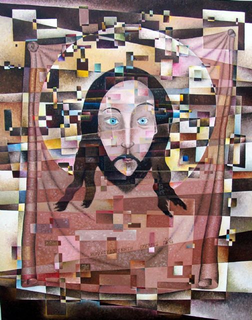 Cristo, óleo de un preso almeriense, seleccionado por los Templarios de Jumilla para ilustrar el cartel de la muestra andaluza - 1, Foto 1