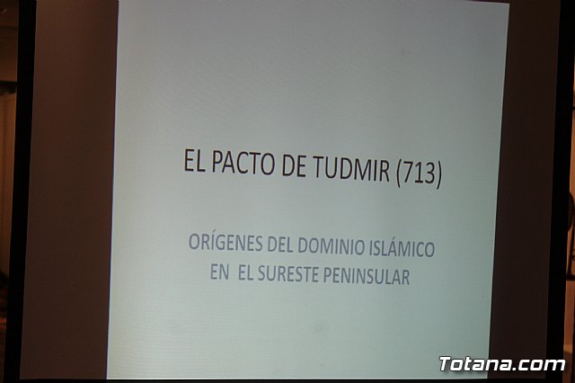 La historiadora totanera Mara Martnez ofreci la conferencia sobre el protagonismo que tuvo Totana en el proceso de islamizacin del sureste español - 11