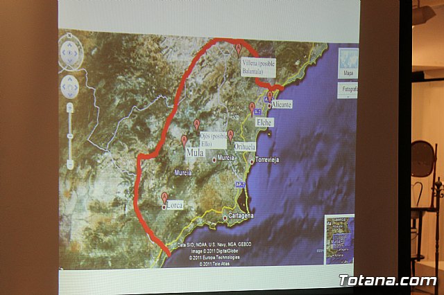 La historiadora totanera Mara Martnez ofreci la conferencia sobre el protagonismo que tuvo Totana en el proceso de islamizacin del sureste español - 14