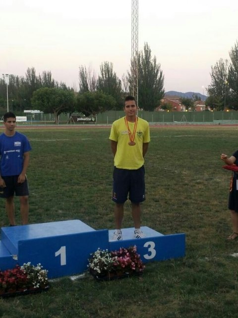 El atleta de Roldán, Alejandro Martínez, obtiene la medalla de bronce en el Campeonato de España Cadete - 2, Foto 2