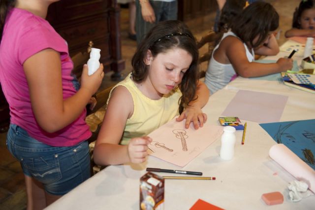 Una veintena de ni&ntilde;os dibujó sus instrumentos musicales favoritos en la Casa del Folclore de La Palma - 3, Foto 3