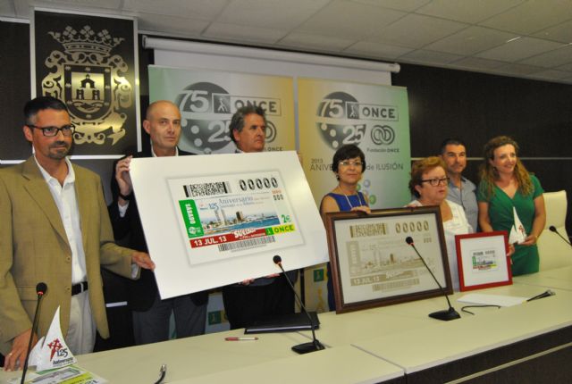 El 125 Aniversario de Santiago de la Ribera figura en 5 millones de cupones del sorteo Sueldazo Fin de Semana de la ONCE - 1, Foto 1