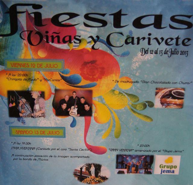Las fiestas de Viñas y Carivete se celebran este fin de semana del 12 y 13 de julio, Foto 1