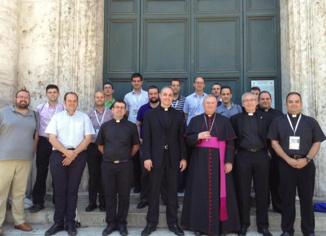 Los seminarios de la Diócesis de Cartagena, presentes en el encuentro internacional con el Papa - 2, Foto 2