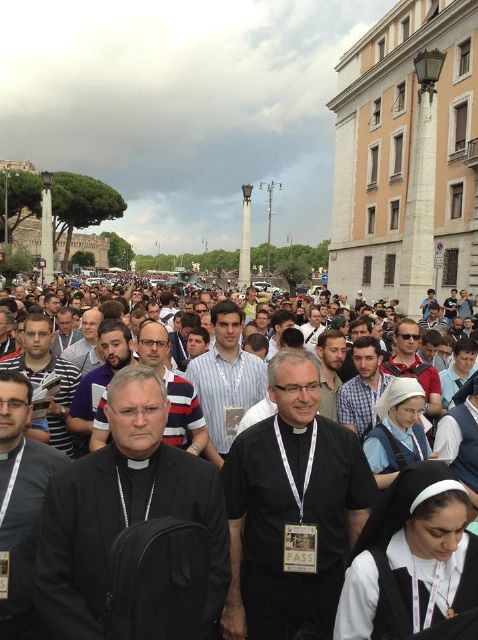 Los seminarios de la Diócesis de Cartagena, presentes en el encuentro internacional con el Papa - 3, Foto 3