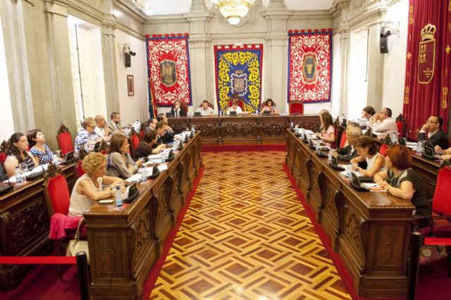 El  Ayuntamiento en pleno a favor del mantenimiento del partido judicial Cartagena - 1, Foto 1