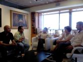 El Alcalde recibe a la Junta Directiva de La Hoya-Lorca CF