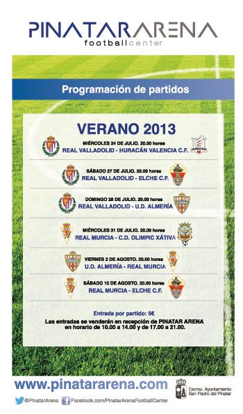 6 amitosos confirmados en Pinatar Arena - 1, Foto 1