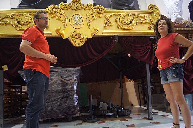 La Hermandad de Jess en el Calvario y Santa Cena va a restaurar el trono del paso del 