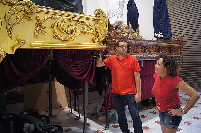 La Hermandad de Jess en el Calvario y Santa Cena va a restaurar el trono del paso del 