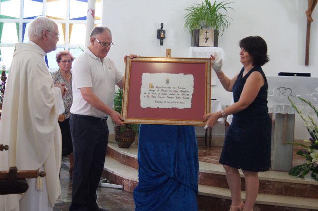 El ayuntamiento de Totana hace entrega del Título de Hijo Adoptivo a José Giner Crespo, Padre Lucas, Foto 1