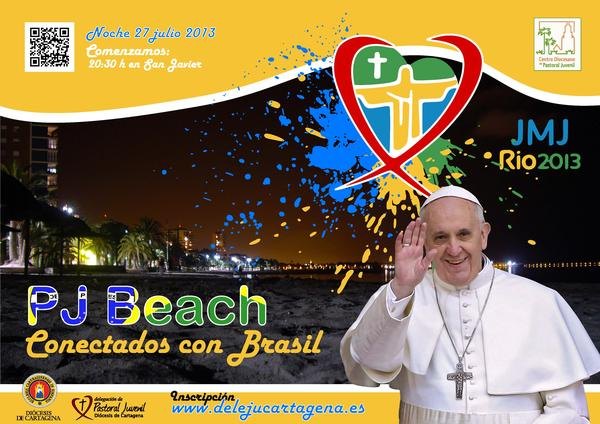 “PJBeach, conectados con Brasil”, la actividad diocesana para los jóvenes que no participan en las JMJ - 1, Foto 1