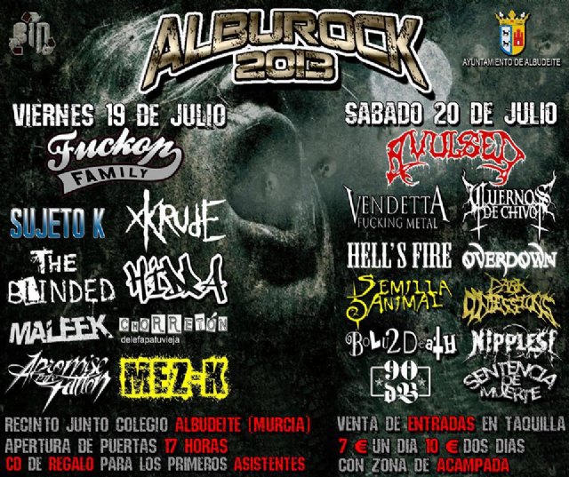 Este próximo fin de semana vuelve a la localidad murciana de Albudeite el festival Alburock - 1, Foto 1