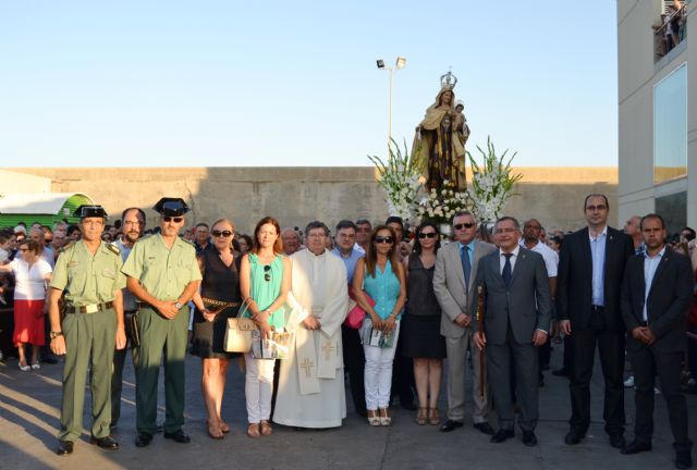 Los pescadores de Águilas despiden con vítores a la Virgen del Carmen - 1, Foto 1