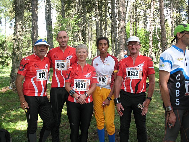 Nueve orientadores del Club de Totana han participado en la prueba internacional de orientacin 