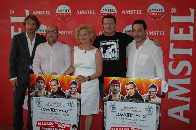 Macaco, Seguridad Social y Robert Ramírez actuarán el 27 de septiembre en el Conciertazo Amstel Carthaginenses y Romanos - 1, Foto 1