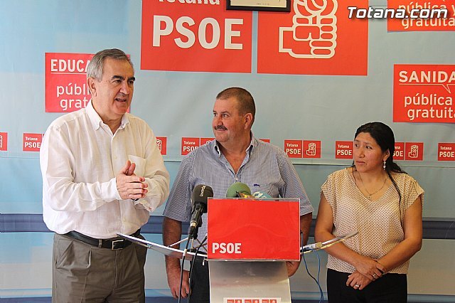 Rueda de prensa PSOE Totana - PSRM-PSOE, Foto 1