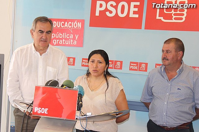 Rueda de prensa PSOE Totana - PSRM-PSOE, Foto 2