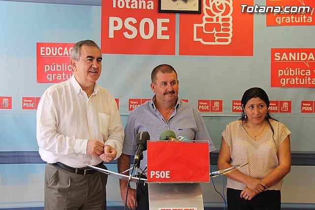 Rueda de prensa PSOE Totana - PSRM-PSOE, Foto 3