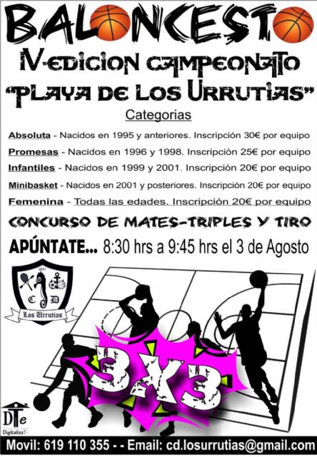 Vuelve el Campeonato 3x3 de Baloncesto a la playa de Los Urrutias - 1, Foto 1