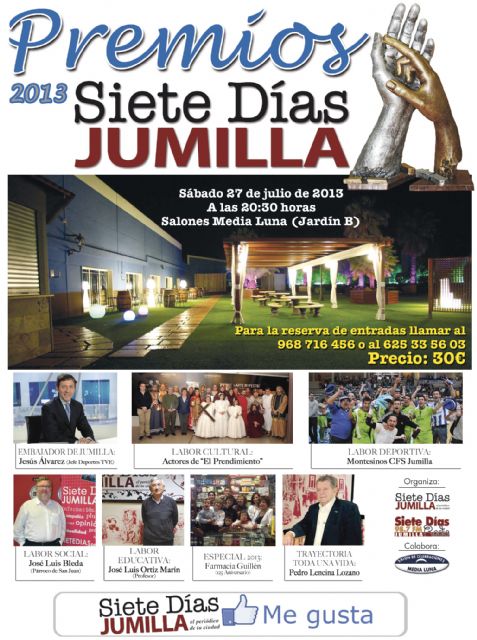 Siete Días Jumilla entrega el próximo sábado sus Premios 2013 - 1, Foto 1