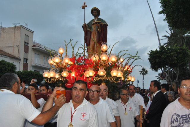 Los gaiteros acercaron  aún más el recuerdo de Galicia en Santiago de la Ribera en el día de su Patrón - 2, Foto 2