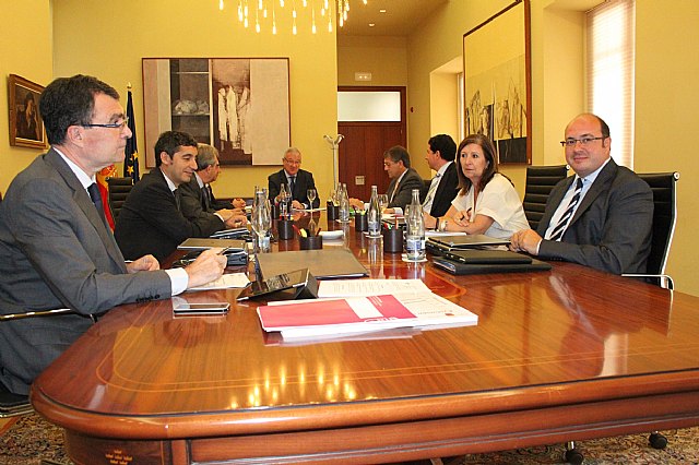 Imagen de la reunión del Consejo de Gobierno, la primera tras el  nombramiento de Pedro Antonio Sánchez como consejero de Educación, Universidades y Empleo, Foto 1