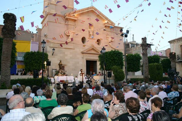 Lorquí cierra sus fiestas patronales con la tradicional misa y procesión en honor a Santiago Apóstol - 2, Foto 2