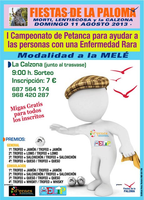 Las fiestas de la paloma solidarias con D´genes y AELIP, Foto 5