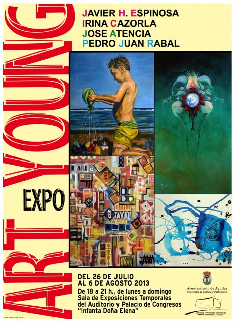 Cuatro jóvenes artistas muestran su obra en el Auditorio de Águilas - 3, Foto 3