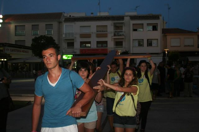 Unos 300 jóvenes de la Diócesis de Cartagena se unieron al Papa Francisco en oración desde Santiago de la Ribera - 1, Foto 1