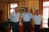 El alcalde recibe la visita oficial del nuevo Coronel Jefe de la Base de Alcantarilla