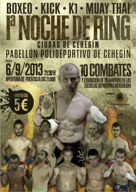 El boxeo regresa a Cehegín el próximo 6 de septiembre tras décadas sin celebrarse combates - 1, Foto 1