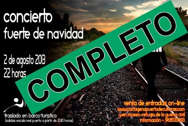 Agotadas las entradas para el concierto de hoy viernes en el Fuerte de Navidad - 1, Foto 1